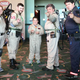 Braeden Rios, flanked by some Ghostbuster cosplayers, got the day of a lifetime. Image: For the Win